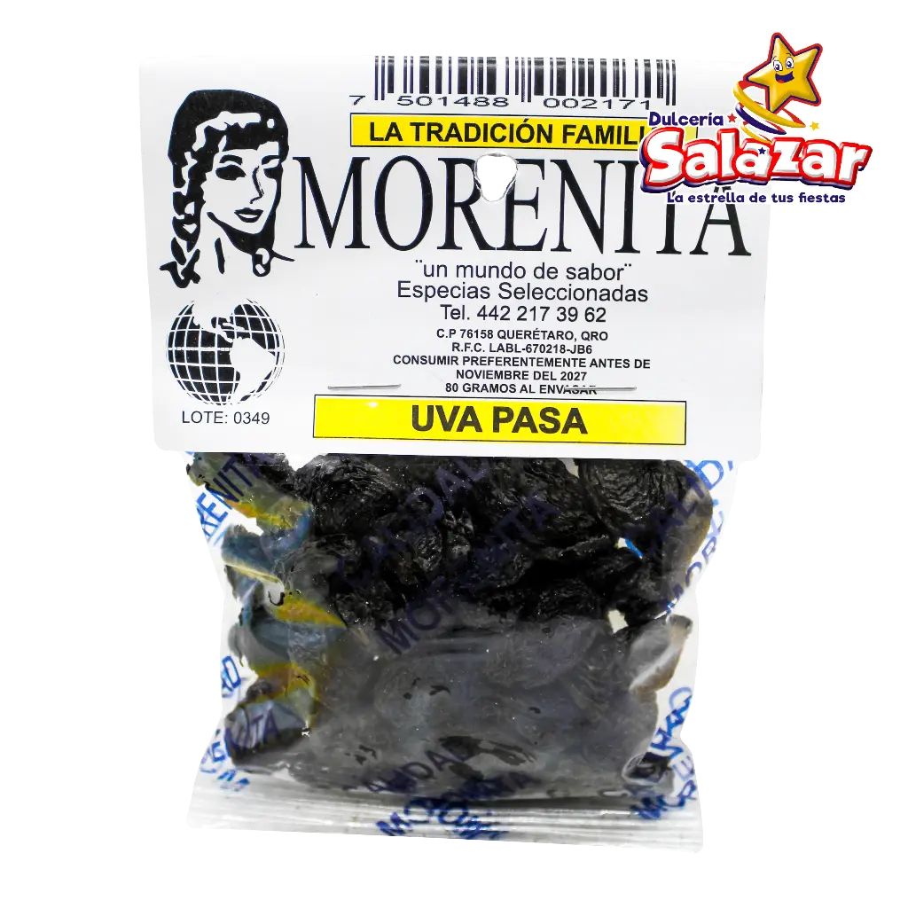 [MOR0016] PASAS 80 GRAMOS 