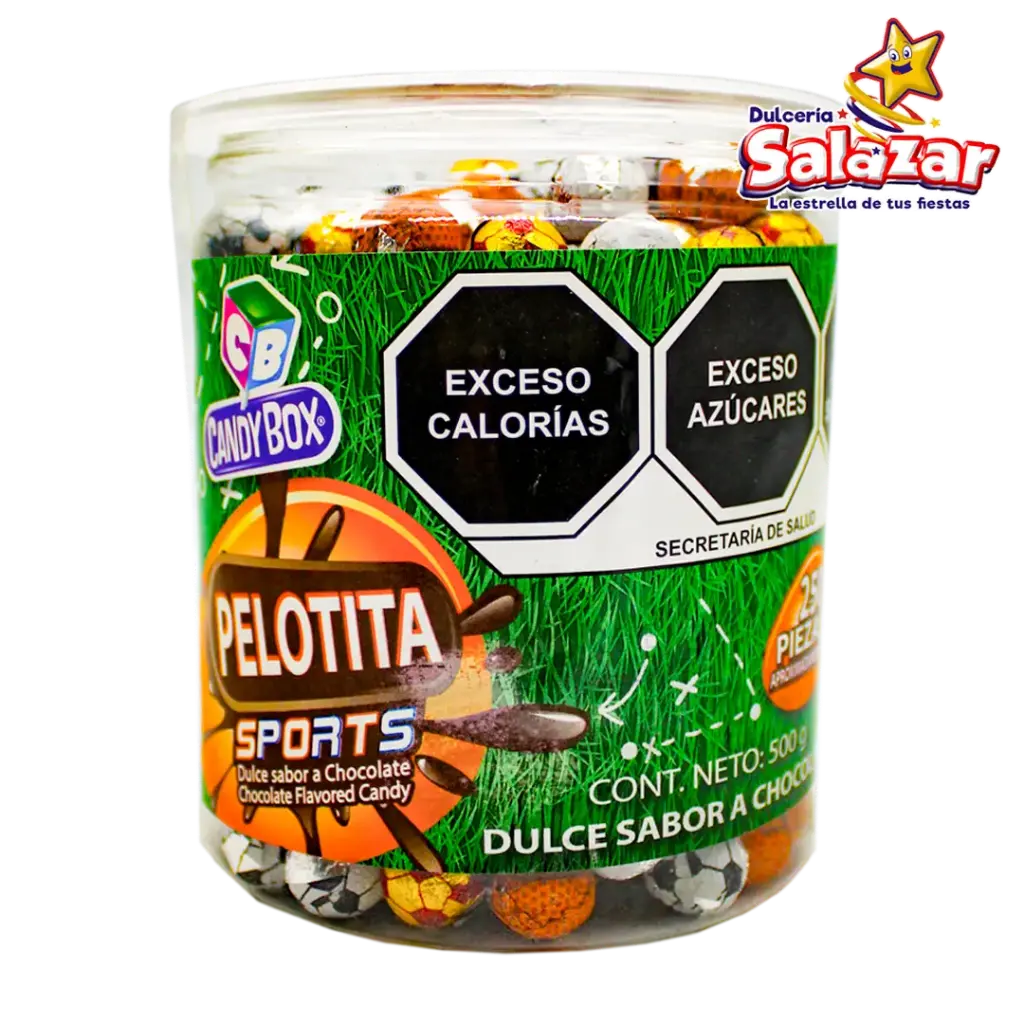 PELOTITA SPORTS CANDY BOX -V.-500G.- "C/24/250"