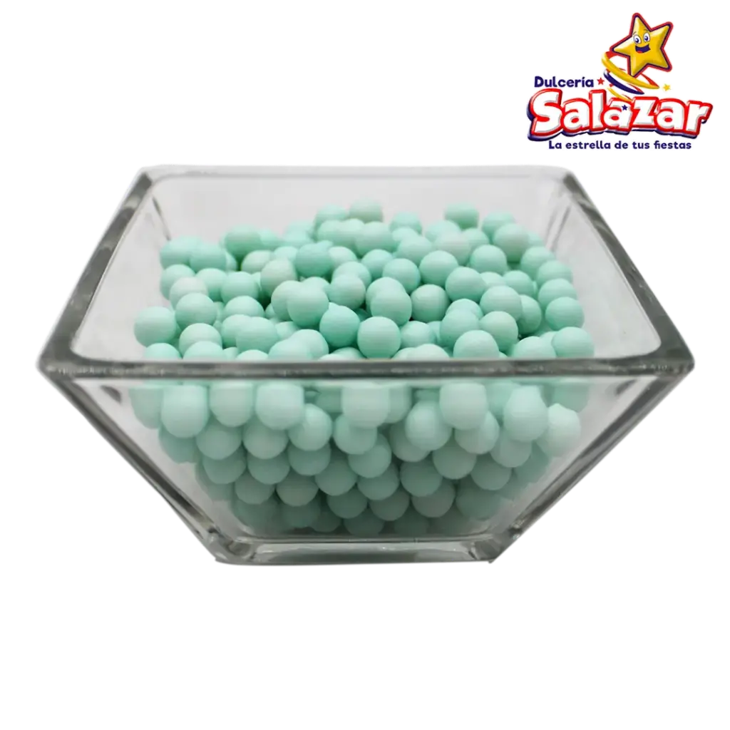 [TRU0448] PERLA JUMBO MATE MENTA PASTEL "C/5/1"