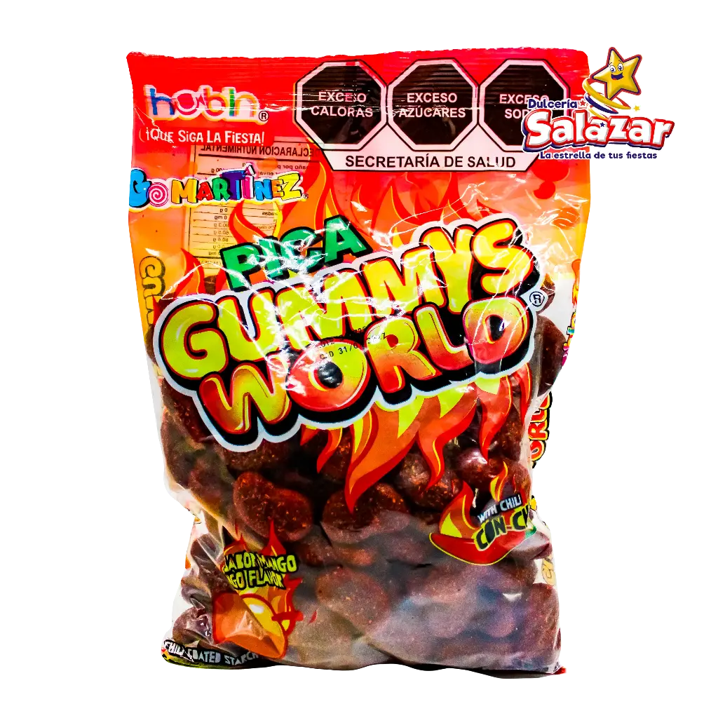 PICA GUMMY MANGO C/CHILE HUBIN -B.950G- "C/8/1"