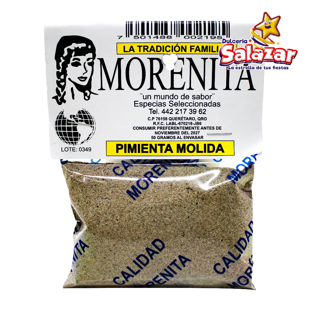 [MOR0018] PIMIENTA MOLIDA 50 GRAMOS 