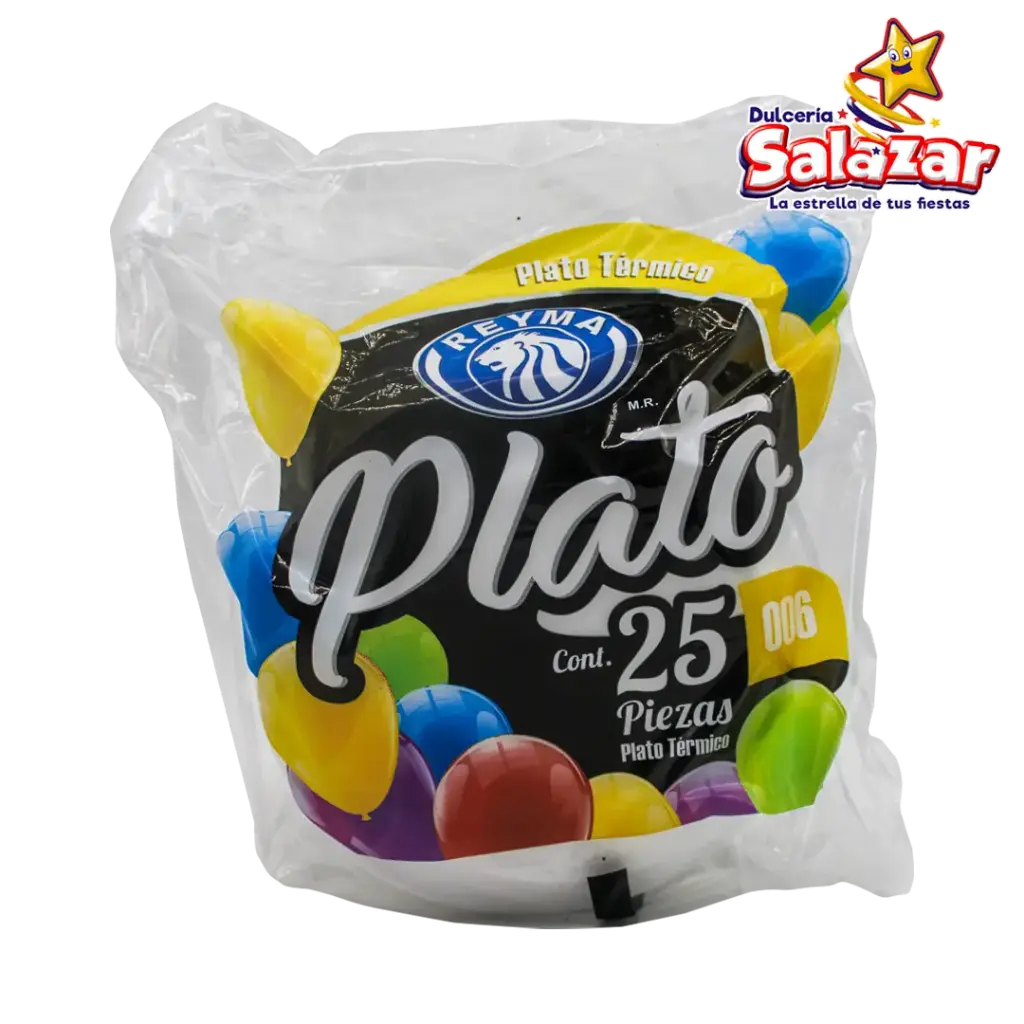 [REYM0013] PLATO TERMICO 006 REYMA PT006 -B.25PZA- "C/20/25"