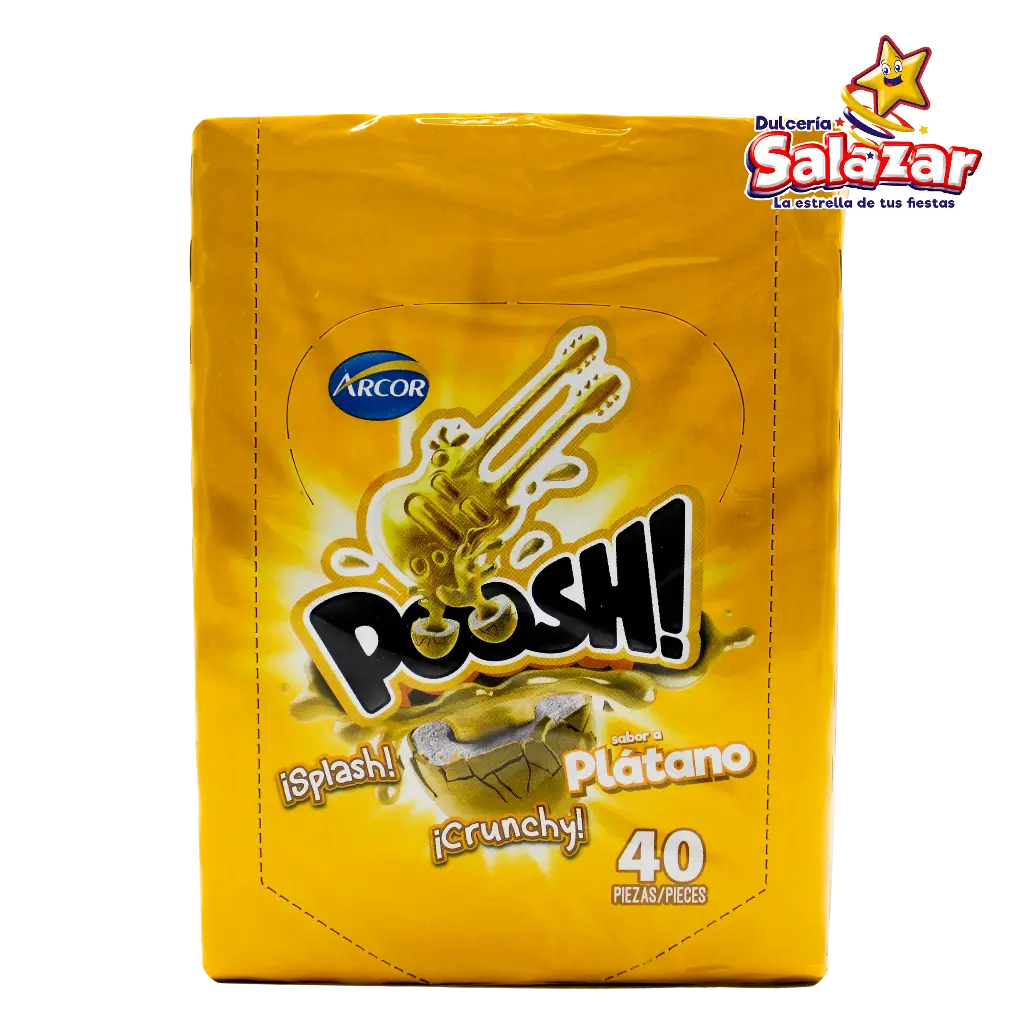 [DOS0070] CHICLE POOSH PLATANO -D.160G- "C/18/40"