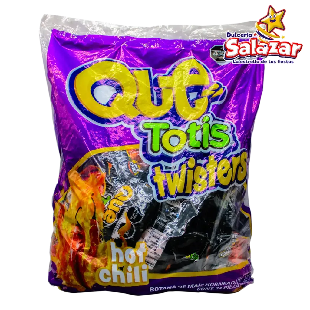 QUE TOTIS FRITERS HOT CHILI -B.600G- "C/10/24"