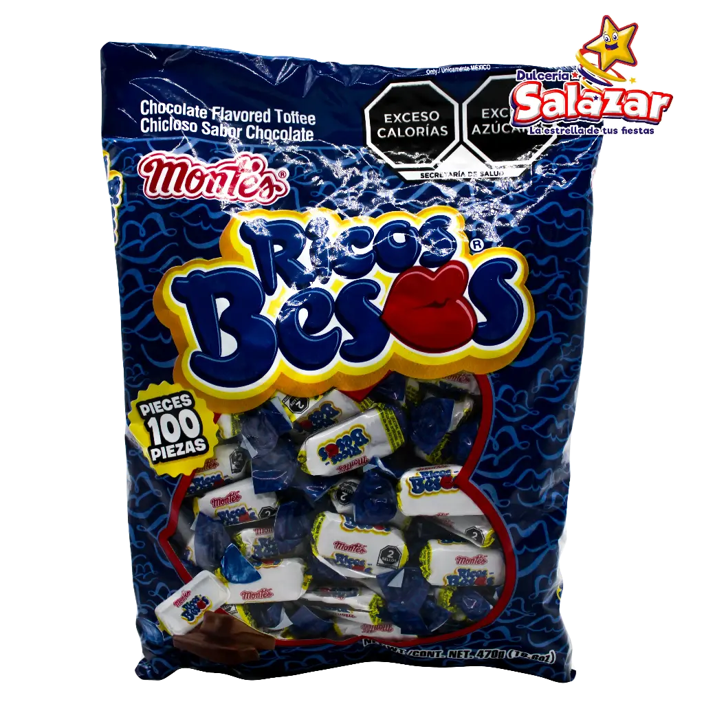 [MON0005] CHICLOSO RICOS BESOS MONTES -B.470G-  "C/20/100"