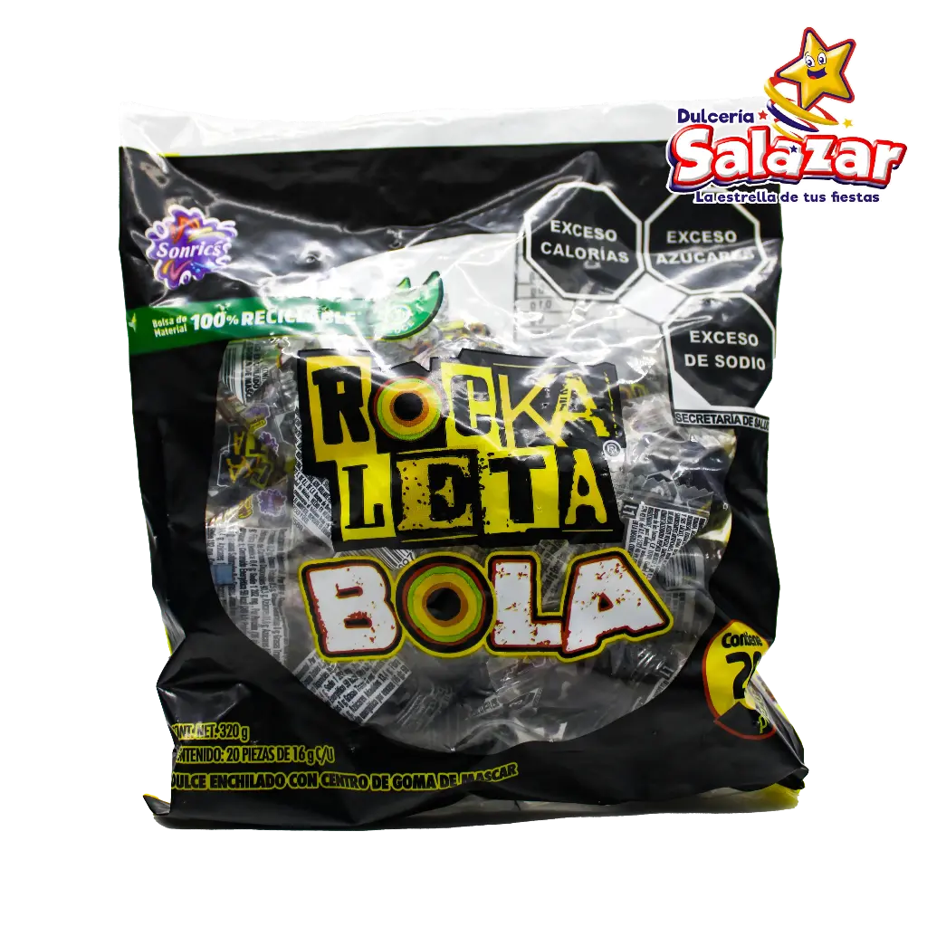[SON0014] ROCKALETA BOLA SONRICS -B.320GR- "C/25/20"