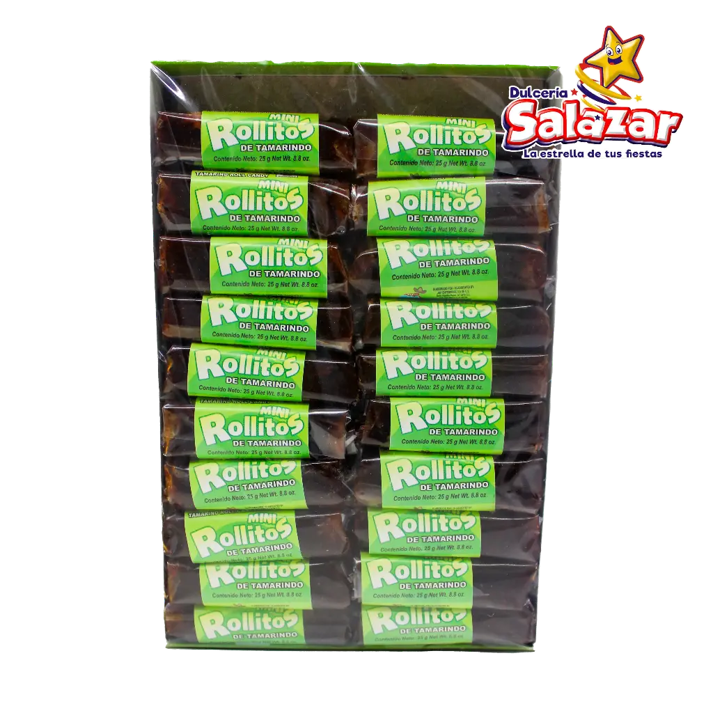 ROLLITO TAMARINDO MINI PIN PON -D.1KG- "C/12/40"