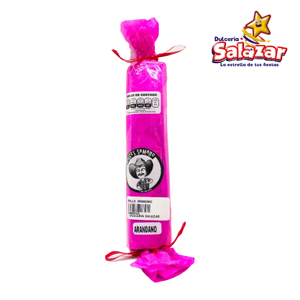 ROLLO DE GUAYABA RELLENO ARANDANO -D.1PZA-