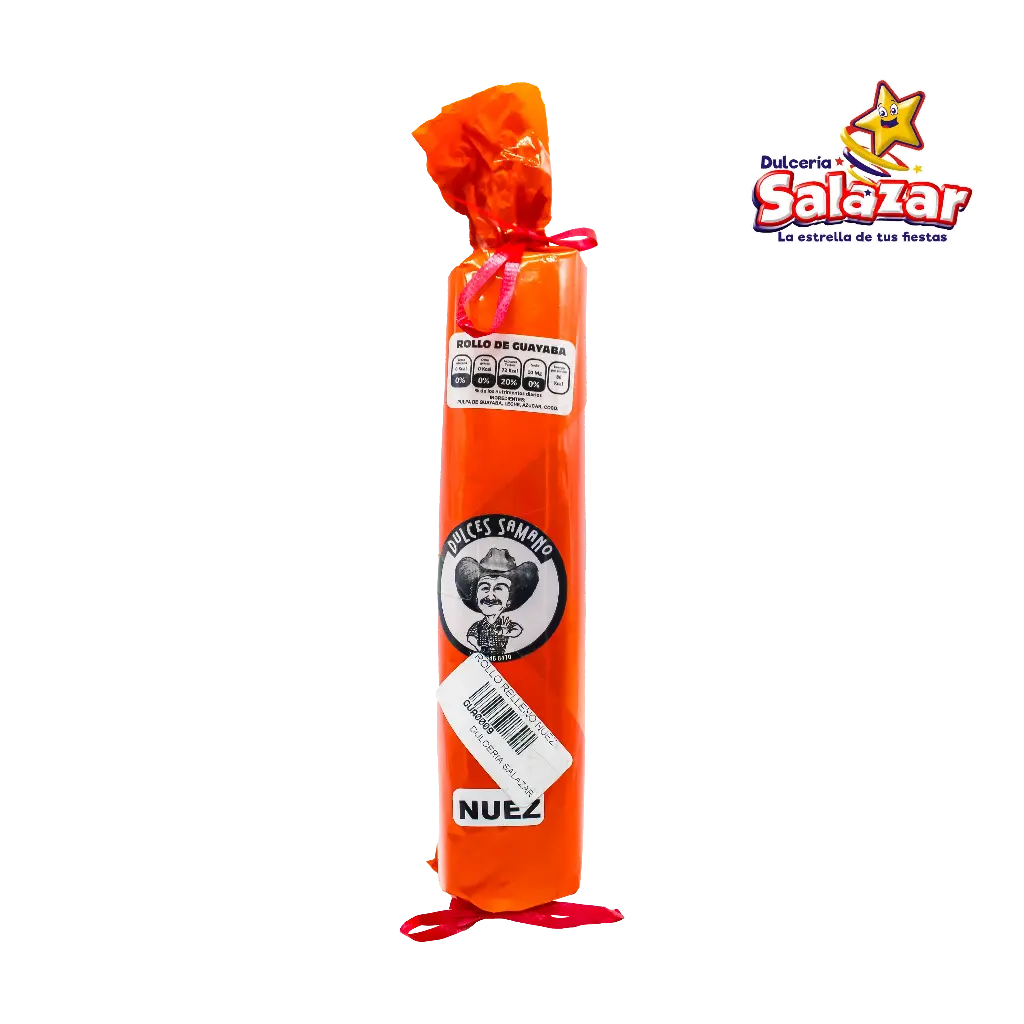[GUA0009] ROLLO DE GUAYABA RELLENO NUEZ -D.1PZA-