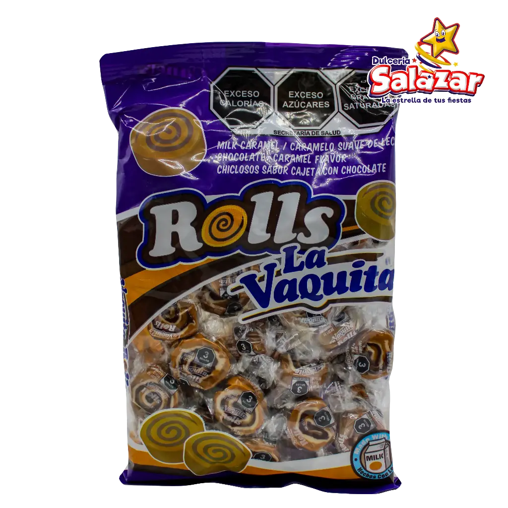 [CAN0100] ROLLS LA VAQUITA CHOCOLATE/CAJETA CANEL -B.400G- "C/20/45"