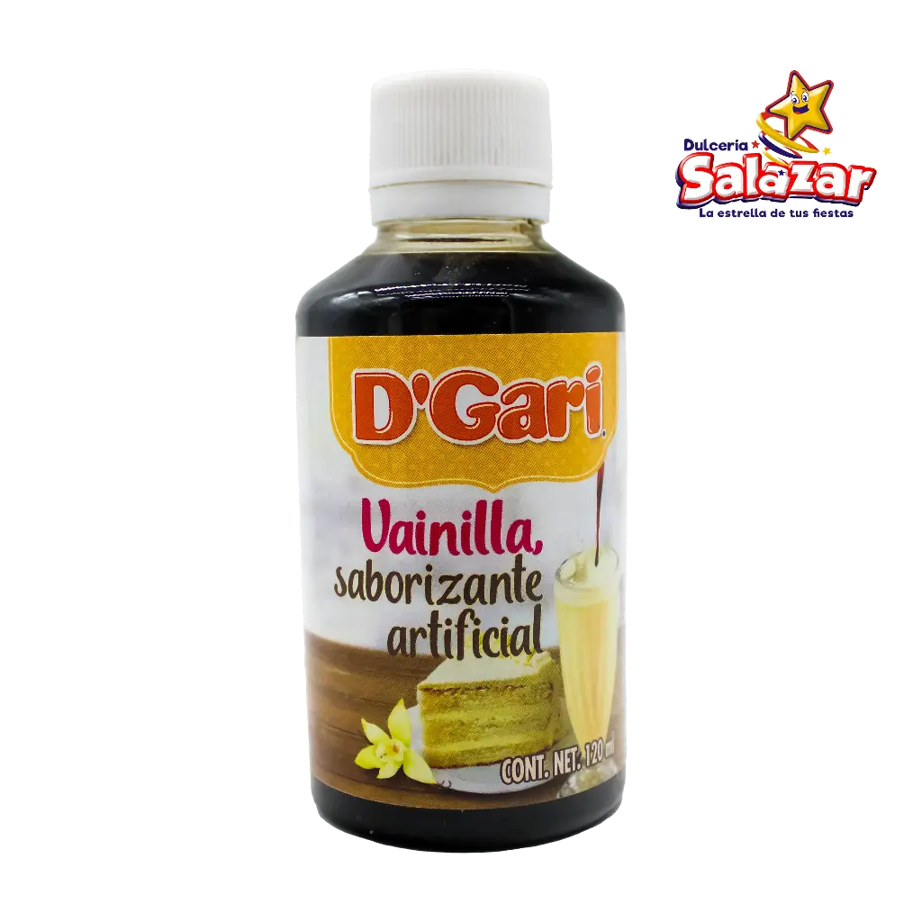SABORIZANTE VAINILLA D'GARY -BOT. 120ML.- "C/50/1"
