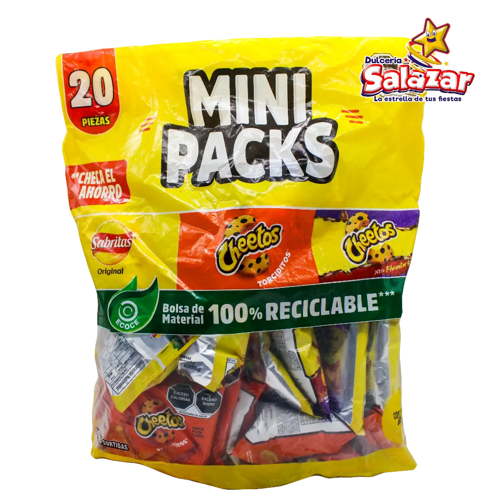 SABRITAS MINI PACK 20S -B.360G- "C/5/20"