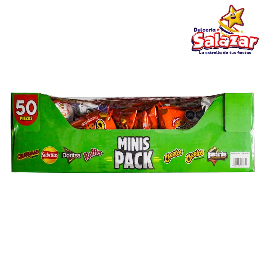 SABRITAS MINIS SURTIDA CHAROLA MINI PACK - CH.963GR- "C/1/50"