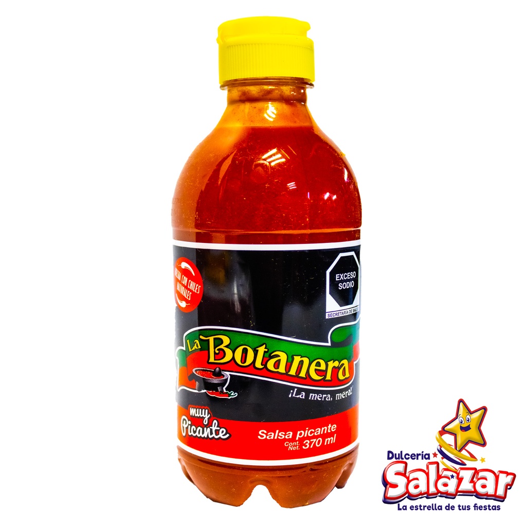 [MEG0018] SALSA BOTANERA MUY PICANTE -BOT.370G- "C/12/1"