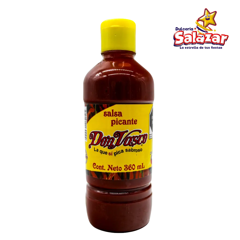 [DVA0002] SALSA DON VASCO AMARILLA -BOT.360ML- "C/24/1"