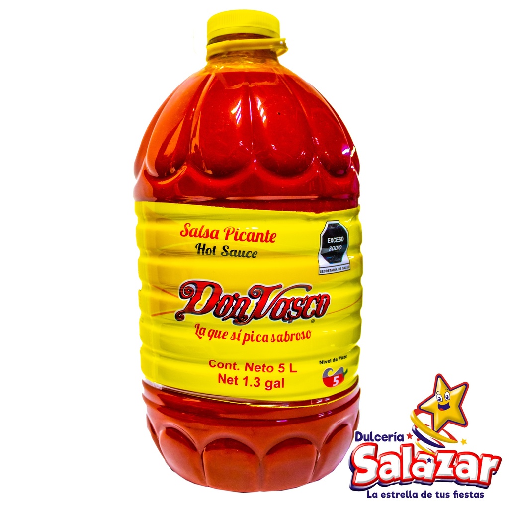 [DVA0001] SALSA DON VASCO AMARILLA -BOT.5L- "C/3/1"