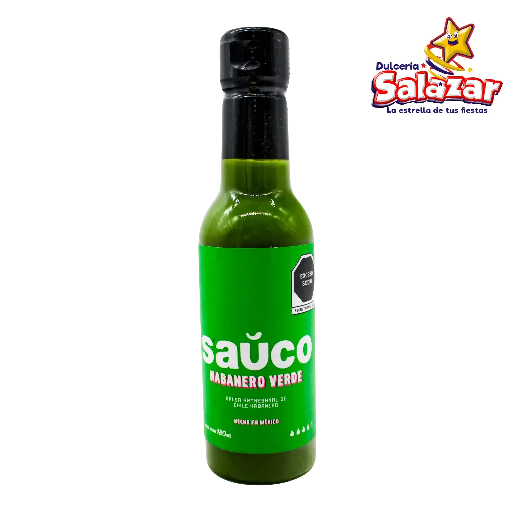 SALSA HABANERA VERDE SAUCO -BOT.180ML- "C/24/1"