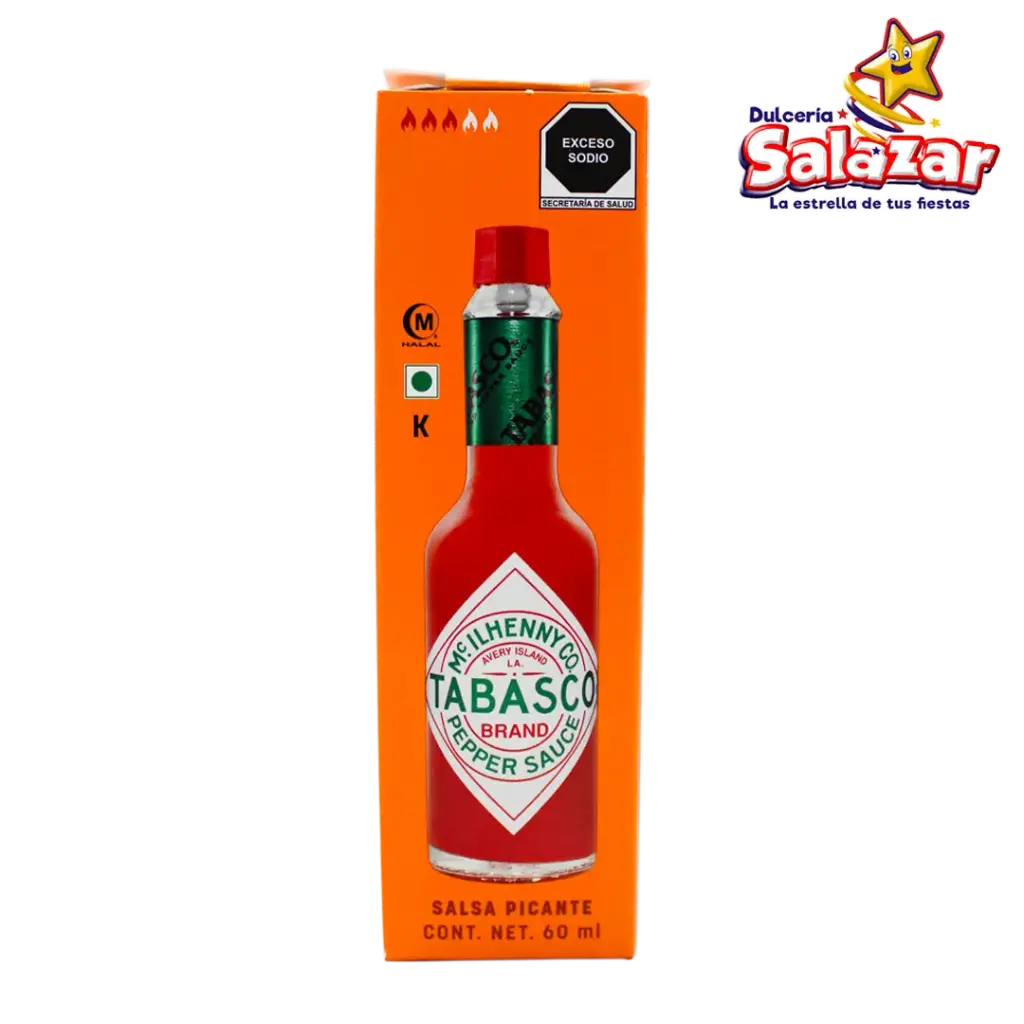 [TAB0001] SALSA TABASCO TRADICIONAL 60ml -BOT.60ML- "C/12/1"