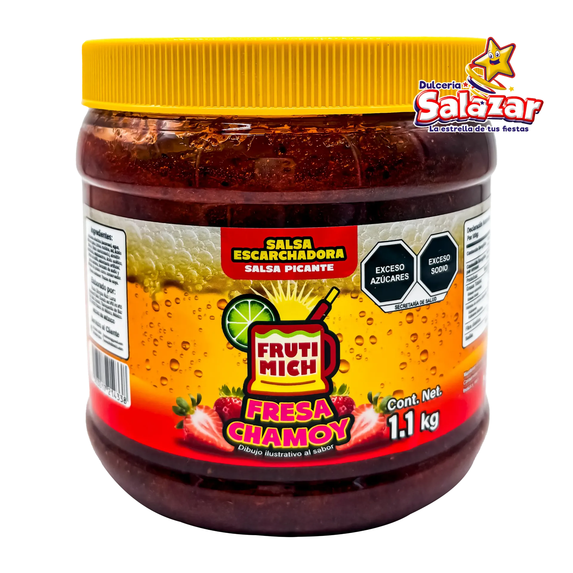 SALSAMIX FRESA CHAMOY FRUTI MICH -V.1.1KG- "C/12/1"