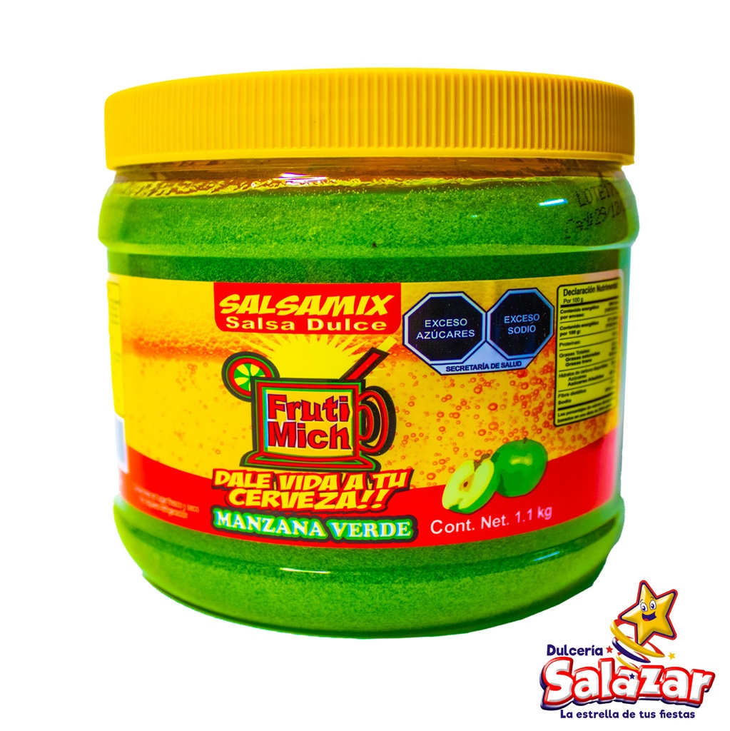SALSAMIX MANZANA VERDE FRUTIMICH -V.1.1KG-  "C/12/1"