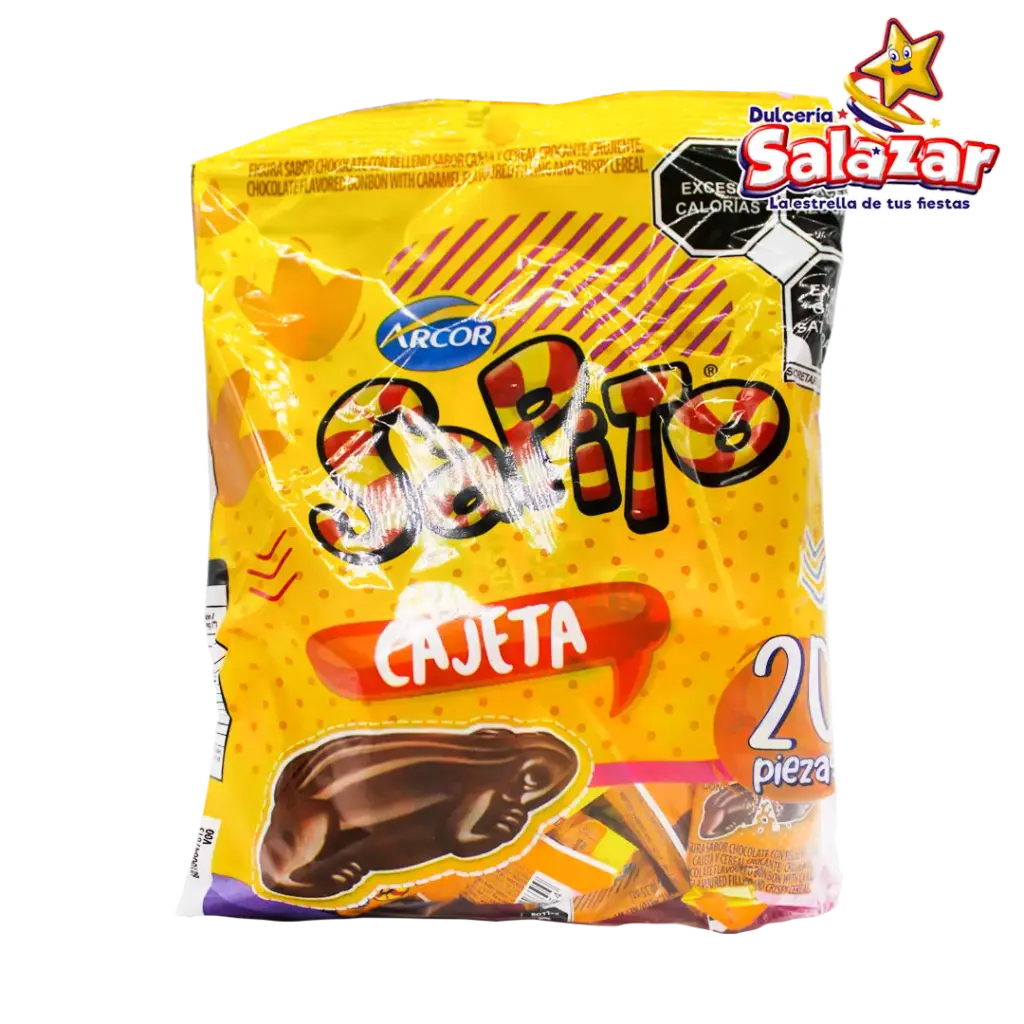 CHOCOLATE SAPITO CAJETA ARCOR -B.200G- "C/12/20"