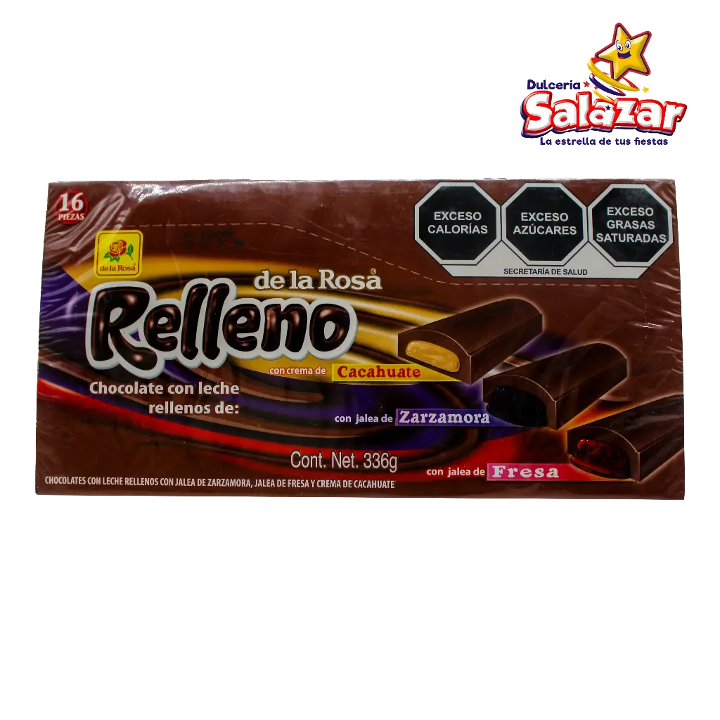 SUIZO RELLENO CHOCOLATE DLR -D.336GR- "C/20/16"