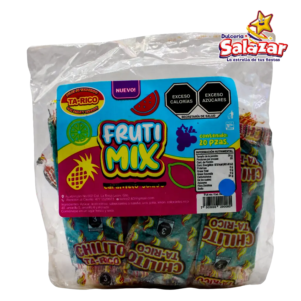 TA-RICO CHILITO FRUIT MIX -B.20PZA- "C/50/20"