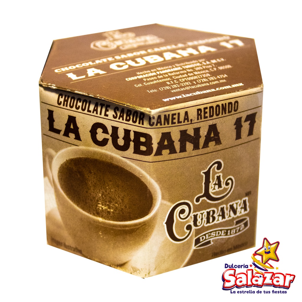 [CUB0003] TABLILLA CHOCOLATE LA CUBANA -D.270G- "C/48/3"
