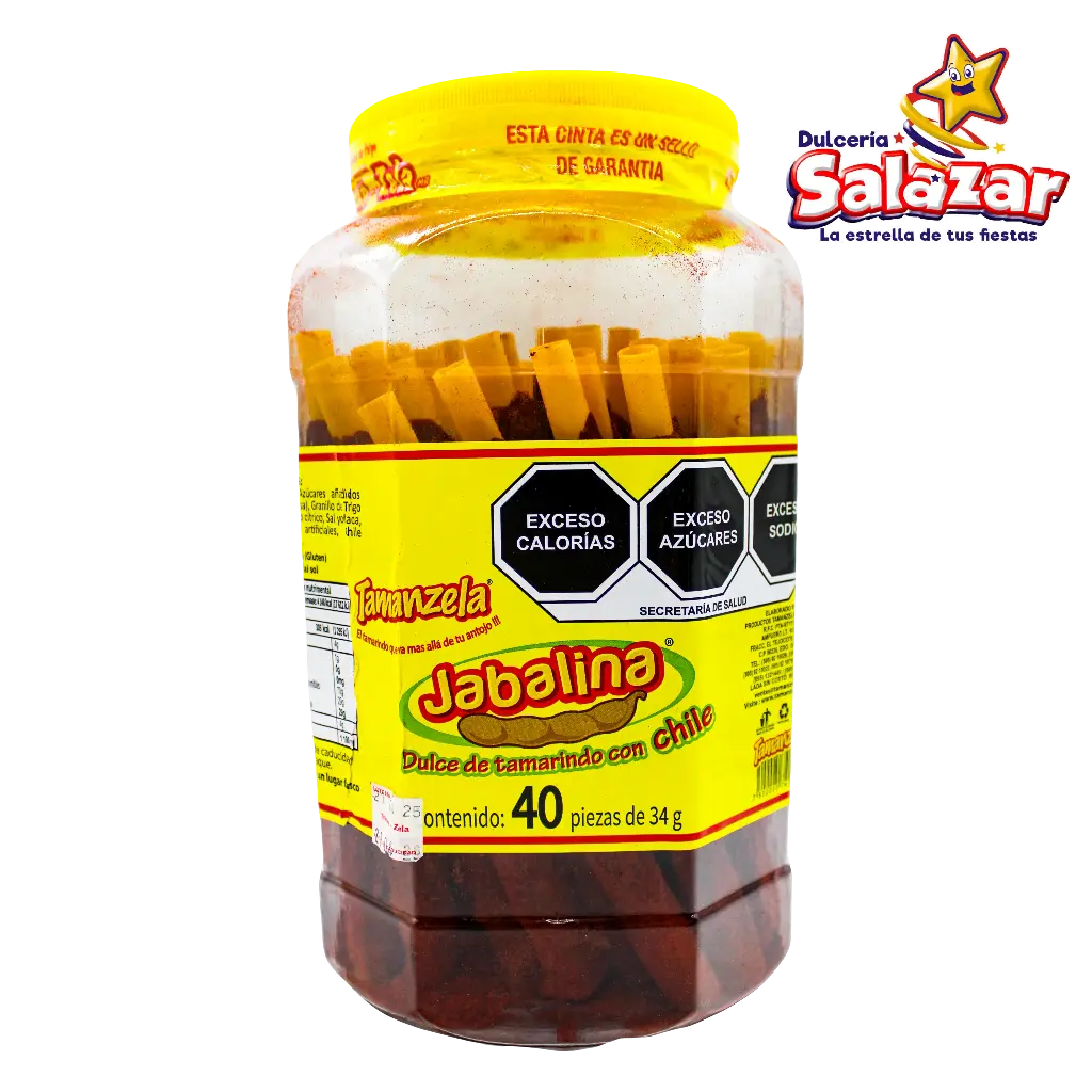 [MAN0012] TAMARINDO BANDERILLA CHILE GRANDE TAMANZELA -V.40PZA- "C/6/40"