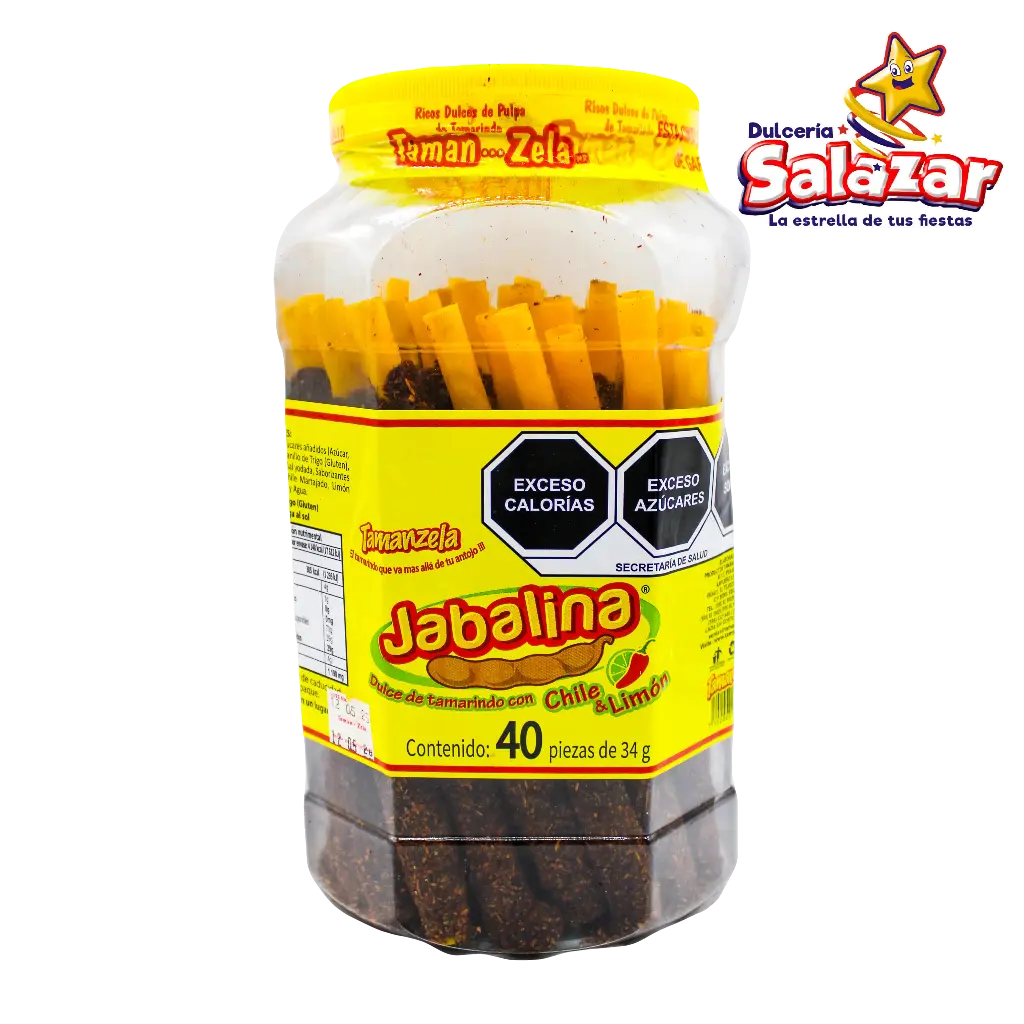 TAMARINDO BANDERILLA CHILE Y LIMON GRANDE TAMANZEL -V.1.36KG- "C/6/40"