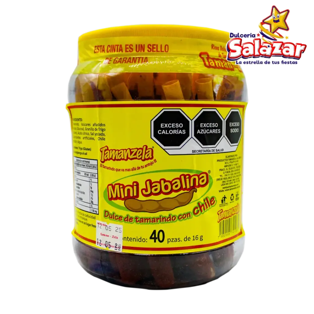 [MAN0010] TAMARINDO BANDERILLA MINI CHILE TAMANZELA -V.50PZA- "C/12/50"