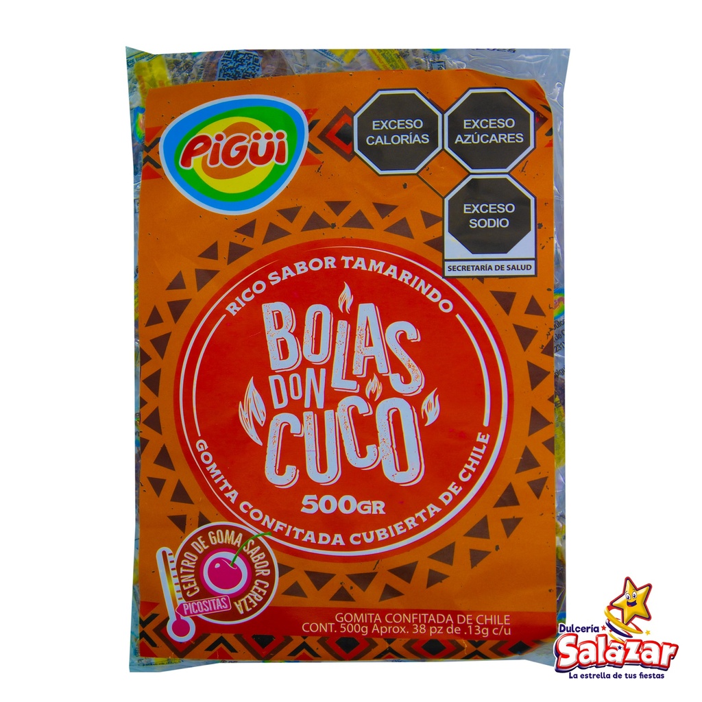 [PIG0005] TAMARINDO BOLAS DON CUCO PIGÜI -B.500G "C/12/38"