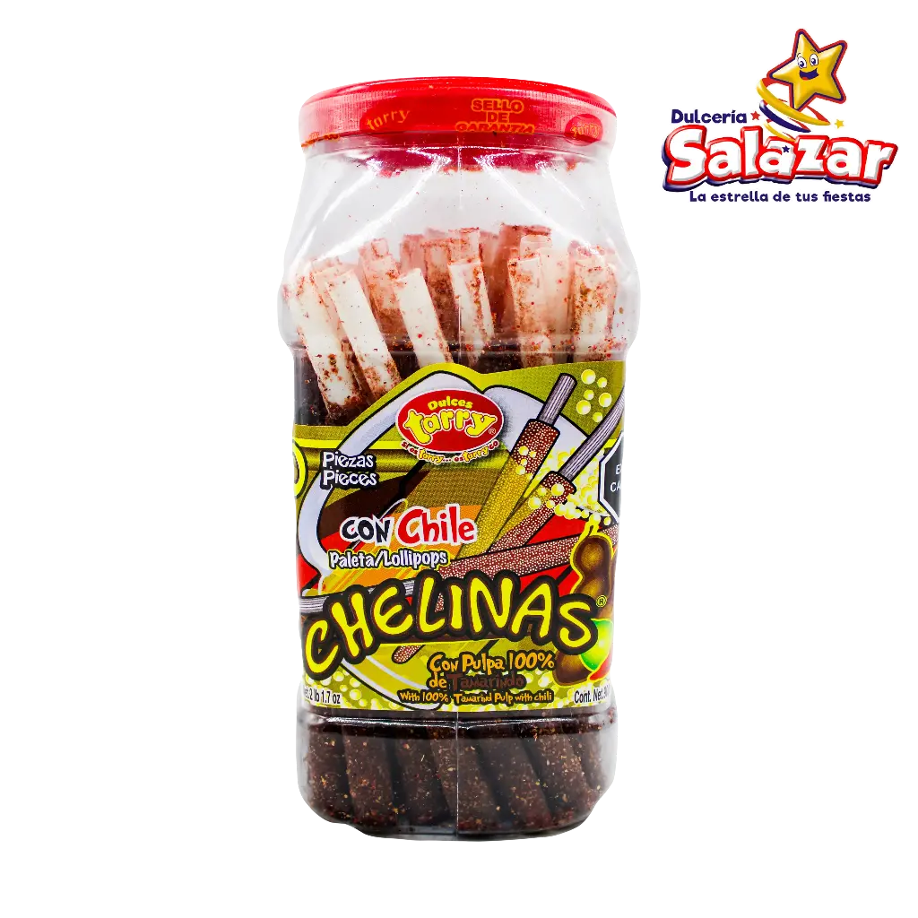 TAMARINDO CHELINAS TAMARINDO C/CHILE TARRY -V.900GR- "C/9/50"