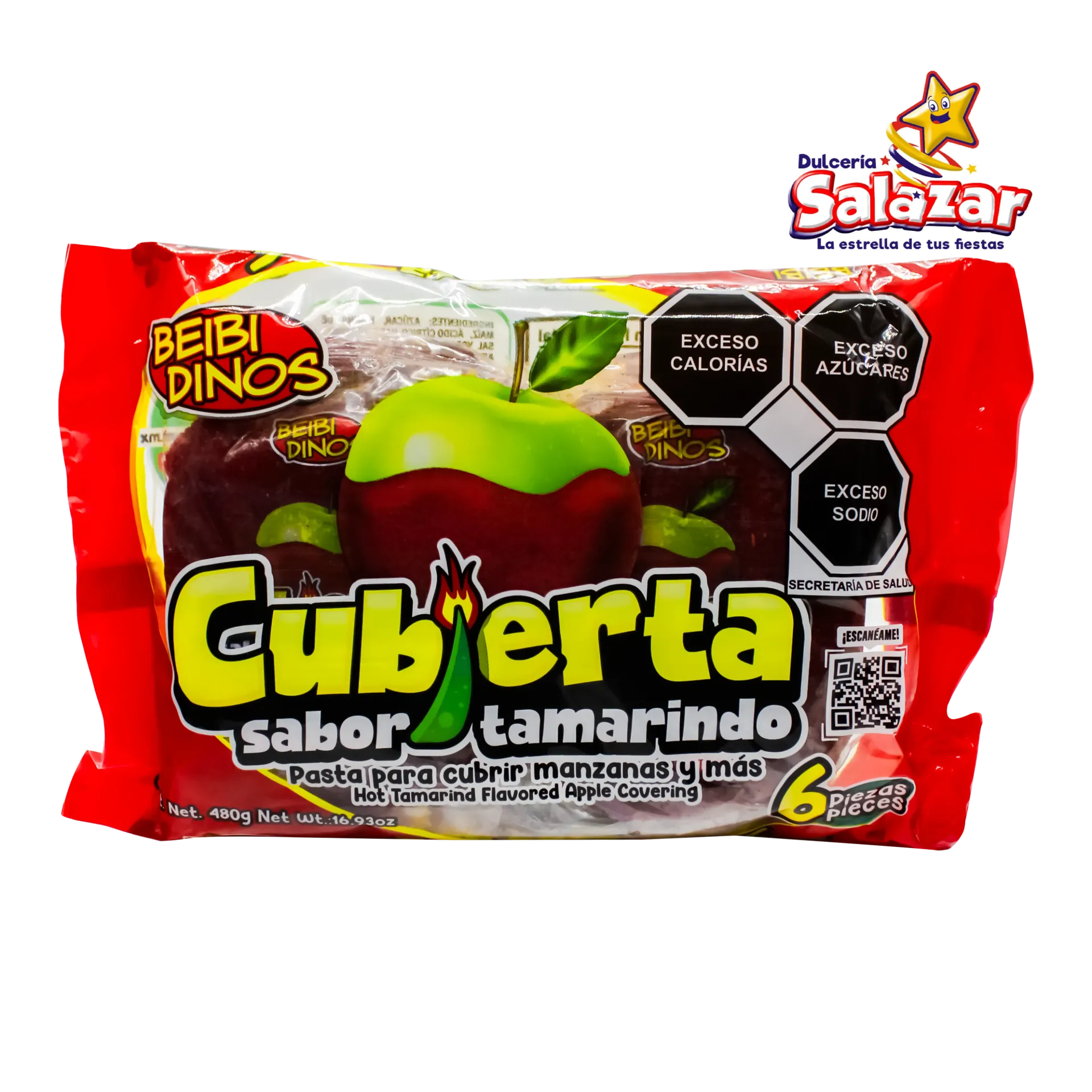 [DED0003] TAMARINDO CUBIERTA SABOR TAMARINDO DEDINOS -B.490G- "C/24/6"