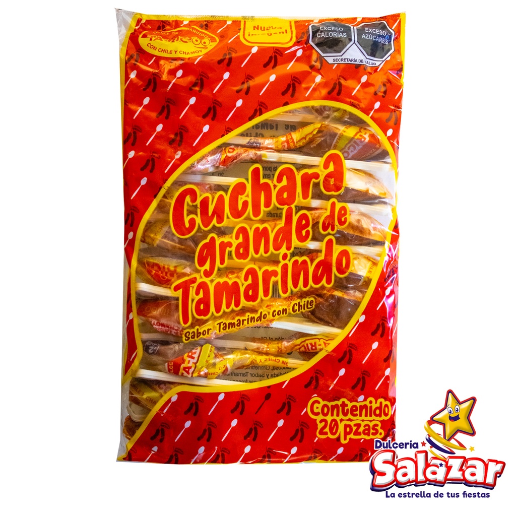 TAMARINDO CUCHARA GRANDE DE TAMARINDO TA-RICO -B.20PZA- "C/30/1"