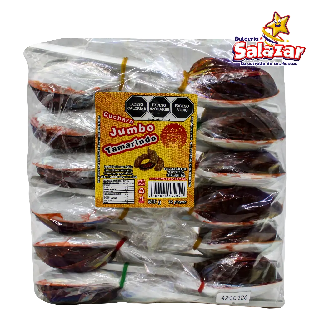 [CRA0040] TAMARINDO CUCHARA PLASTICO JUMBO-B.12PZA- "C/20/12"