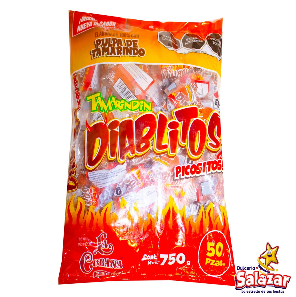 [CUB0002] TAMARINDO DIABLITOS ENCHILADO -B.750G- "C/14/50"