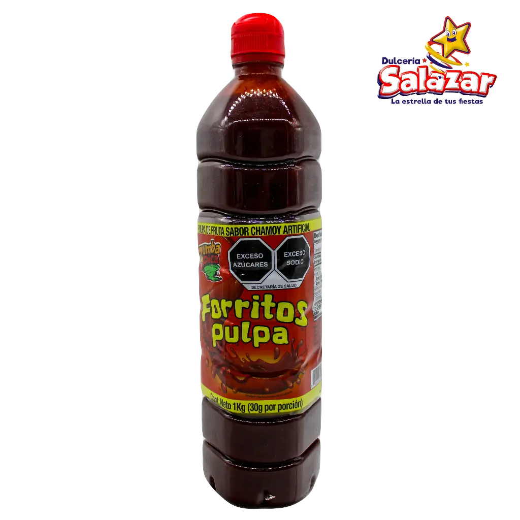 TAMARINDO FORRITOS PULPA CHAMOY -BOT.1KG- "C/12/1"
