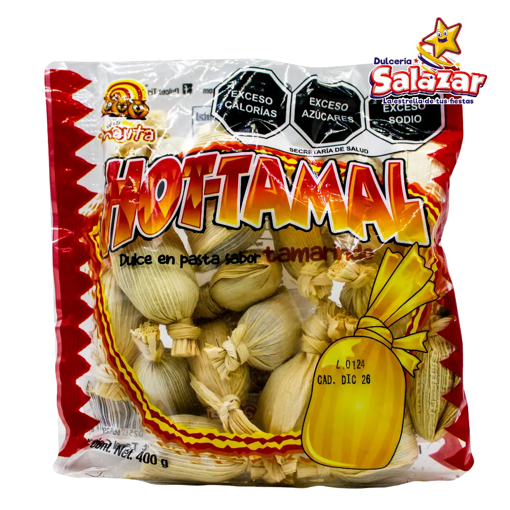 [TIN0032] TAMARINDO HOT TAMAL TAMARINDO/COLORES -B.400G- "C/30/20"