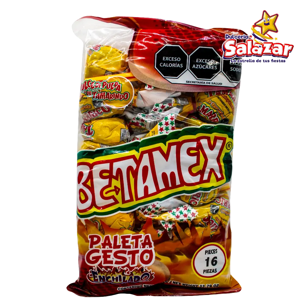 [BET0004] TAMARINDO PALETA GESTO ENCHILADA BETAMEX -B.960G- "C/18/16"