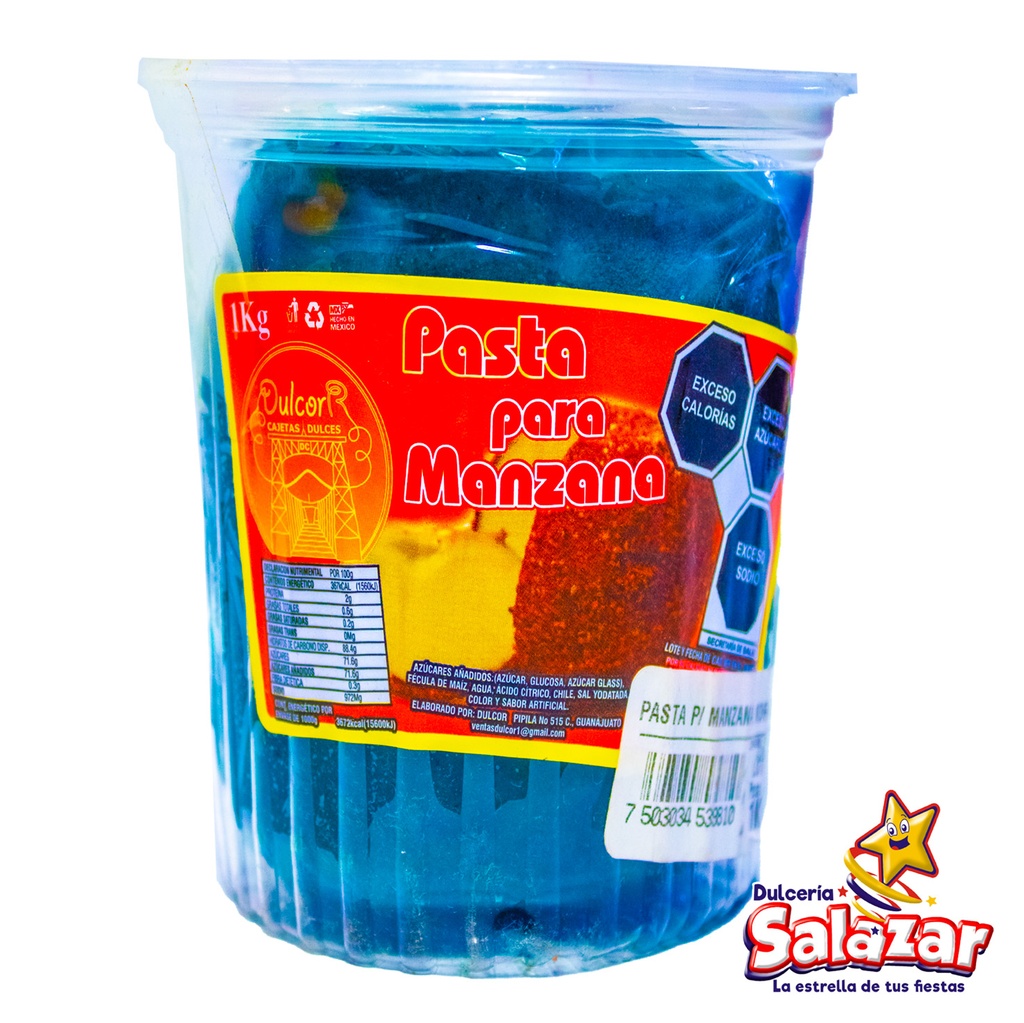 [CRA0018] TAMARINDO PASTA P/ MANZANA MORA AZUL DULCOR -BOT.1KG- "C/16/1"