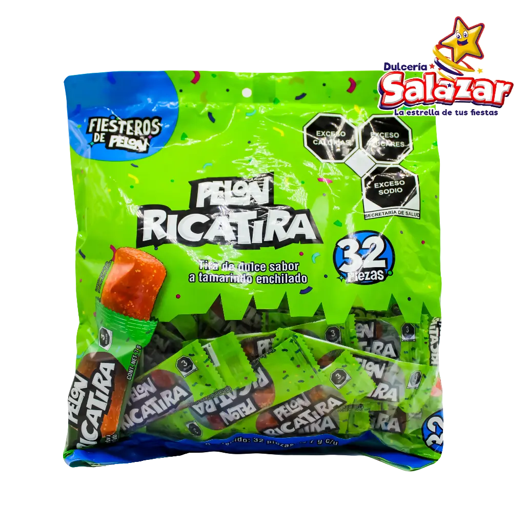 [HER0336] TAMARINDO PELON RICA TIRA 7GR -B.224GR.- "C/12/32"