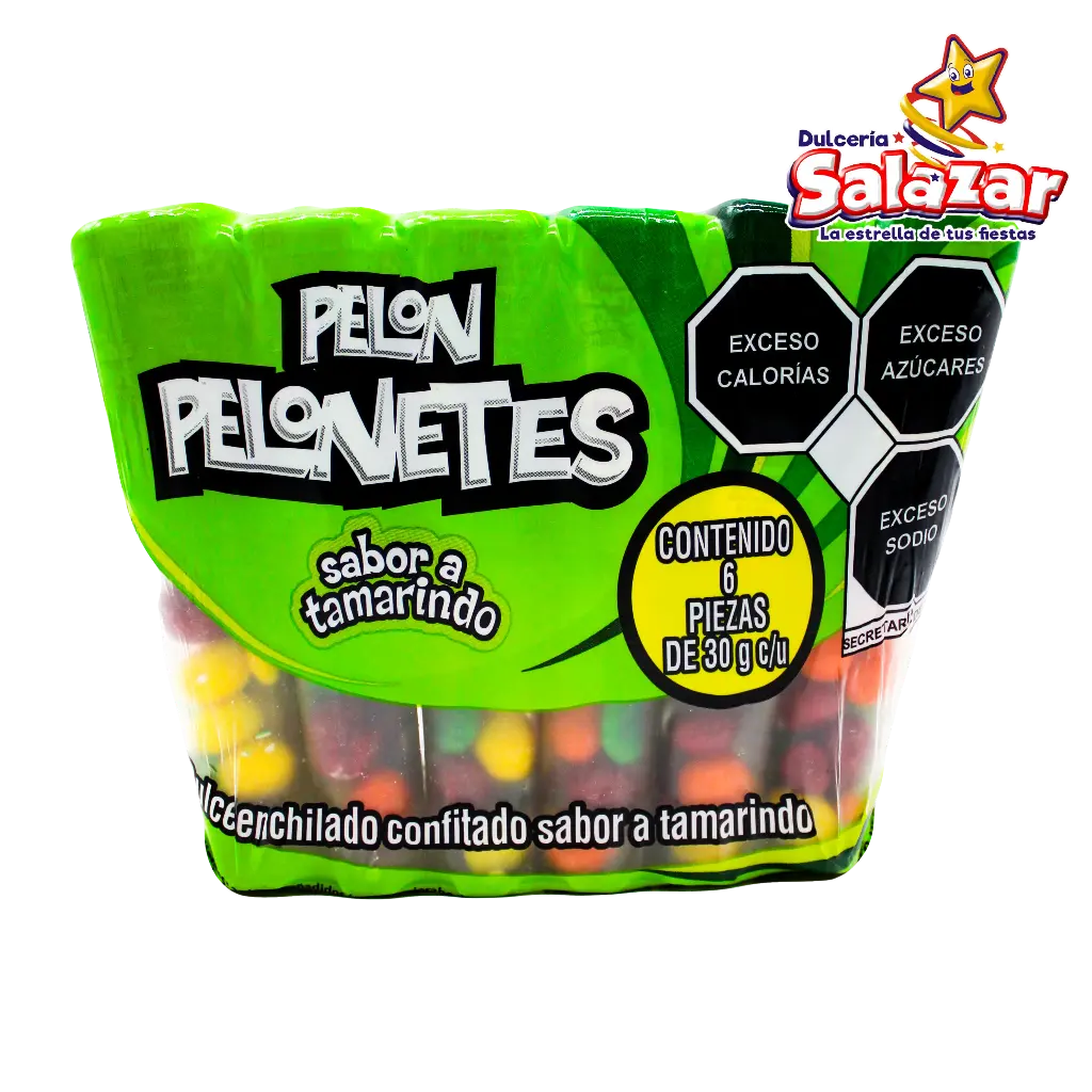 TAMARINDO PELONETES 6PZA -D.180G- "C/24/6"