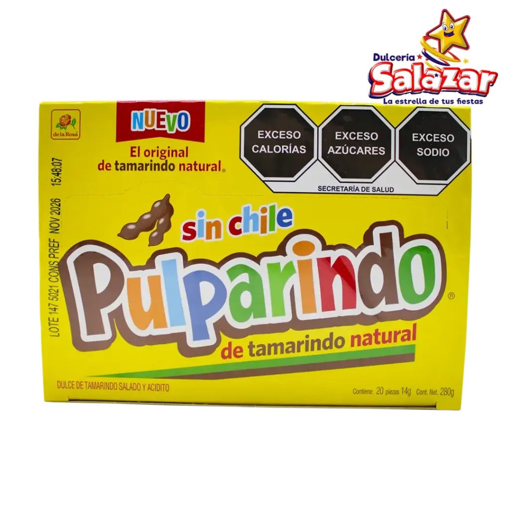 [ROS0007] TAMARINDO PULPARINDO SIN CHILE DLR -D.280GR- "C/32/20"