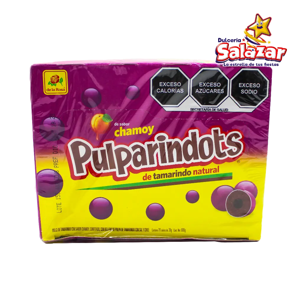 TAMARINDO PULPARINDOTS CHAMOY DISPLAY -D.600GR- "C/16/20"