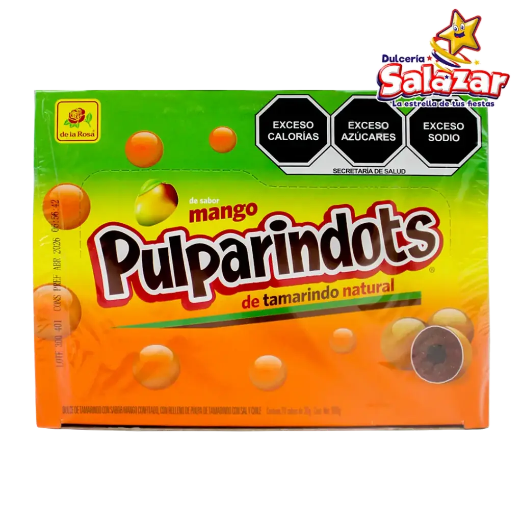 TAMARINDO PULPARINDOTS MANGO DISPLAY DLR -D.600GR- "C/16/20"