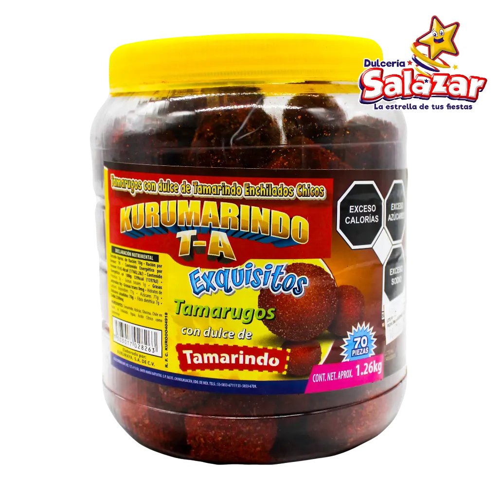 TAMARINDO TARUGO KURUT-A CHICO KURUMAYA -V.1.2KG- "C/12/70"