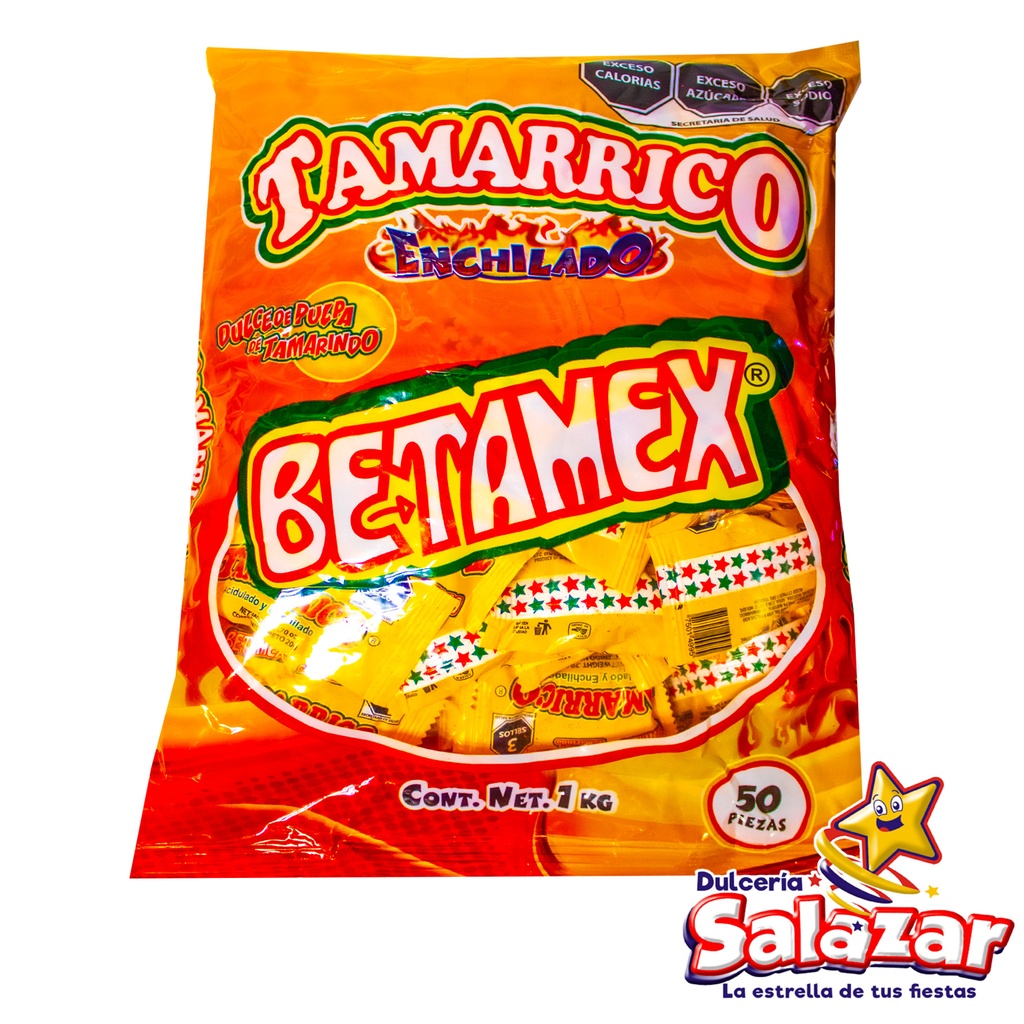 [BET0001] TAMARINDO TAMARRICO SOBRE ENCHILADO BETAMEX -B.1KG- "C/16/50"