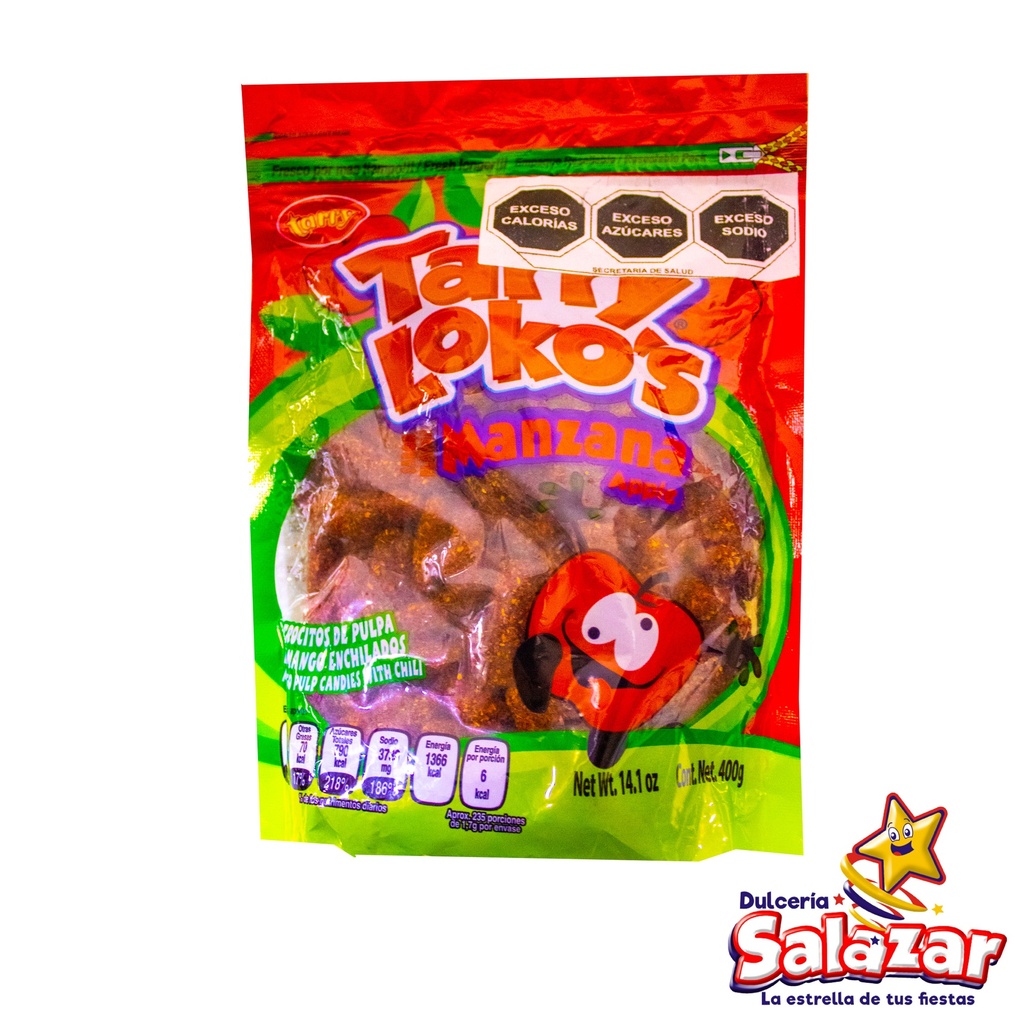 TAMARINDO TARRY LOKOS MANZANA -B.400GR- "C/10/1"
