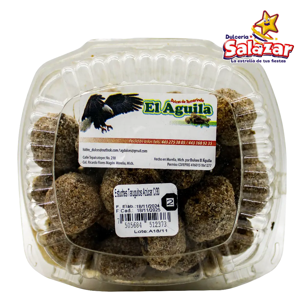 [REG0027] TAMARINDO TARUGO GRANDE AZUCAR JOAQUIN EL AGUILA -E.30P- "C/12/30"